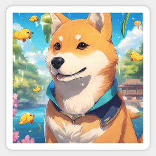 Shiba Of Desteny Sticker